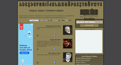 Desktop Screenshot of meshursozler.com